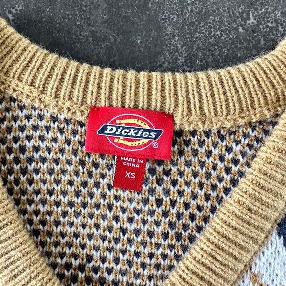 Dickies Crop Sweater Vest New With Tag - Picture 5 of 7